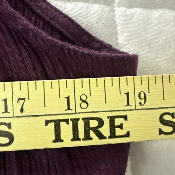 Vintage Fashion Bug Dress Womens 16 Purple Maxi Retro 90s Bohemian Resort Wear - Picture 8 of 11